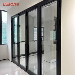 DERCHI Custom Security Bi-fold Aluminum Bifold Patio Doors