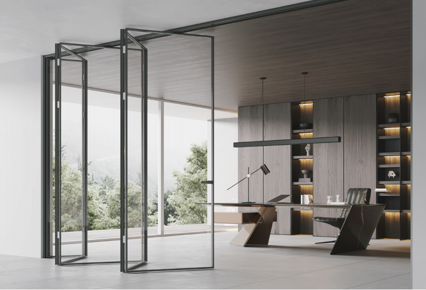 Ultra-Slim Frame Aluminium Folding Door