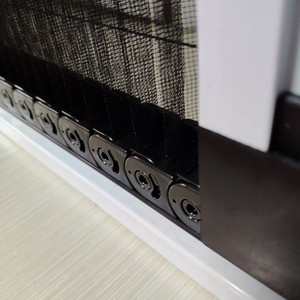Trackless Plisse Mosquito Folding Insect Screen Door Bug Door Screen