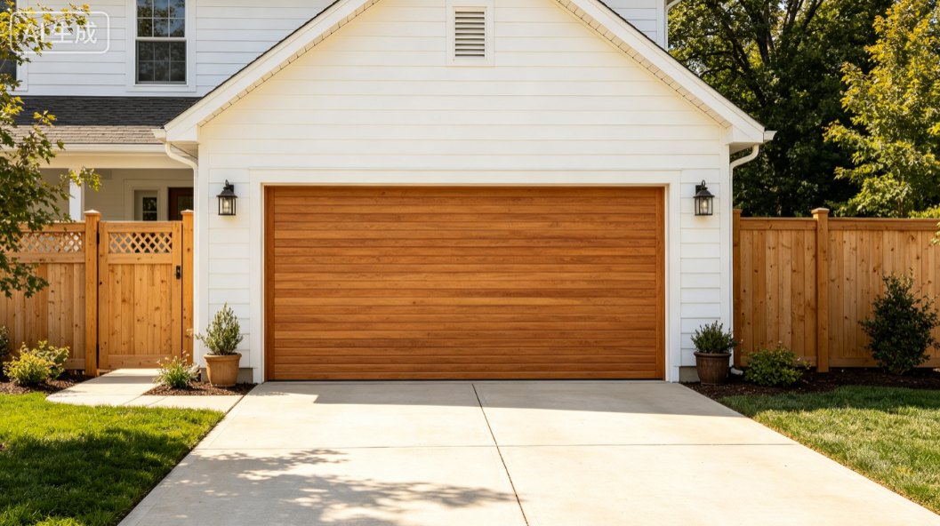 Residential townhouse sectional garage doors
