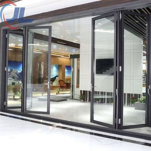 NFRC Hurricane Proof Patio Impact 4 Tracks Aluminum Sliding Doors