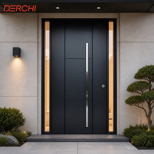 Aluminum Entry Front Door Exterior Security Door for Residential and Commercial Projects Custom Design