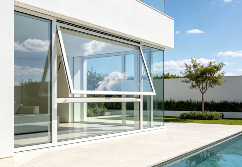 Top-Hung Awning Aluminium Casement Window