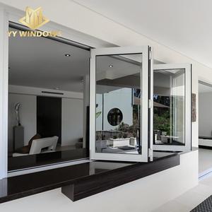 Latest Simple Design for Glass Window Aluminium Bifolding windows for Villa
