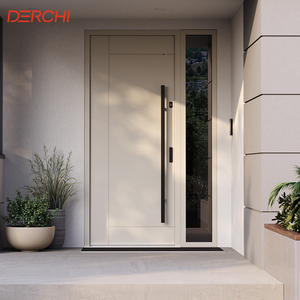 Modern Aluminum Entrance Door Front Door Exterior Security Aluminum Door Custom Design House Use