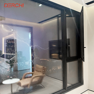 Hurricane Impact Windows Thermal Break Aluminum Casement Window Double Toughened Glass Aluminum Windows