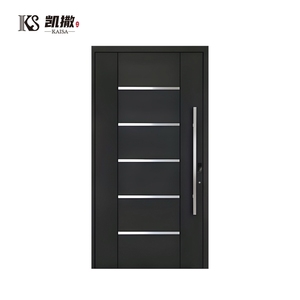 Factory Custom Aluminum Exterior Armored Security Doors Anti Theft Front Entry Door for Home Entry Door