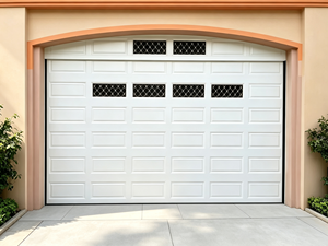 Automatic Residential Aluminum Sectional Insulated Windproof Exterior Overhead Garage Doors for Villa