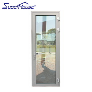Modern Aluminum Alloy Swing Door Soundproof Waterproof Hinged Door for Bathroom
