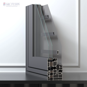 Fuson OEM Hurricane Windows Soundproof Aluminum Casement Window