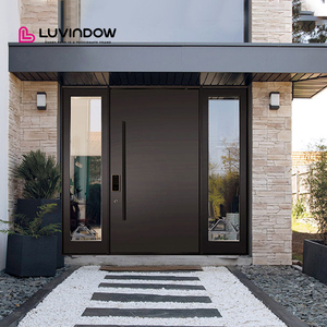 Thermal Insulation Aluminum Entrance Doors With Smart Lock