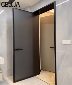 Metal Door Frame Doors Modern Indoor Contemporary Aluminium Alloy Showerroom Casement Door