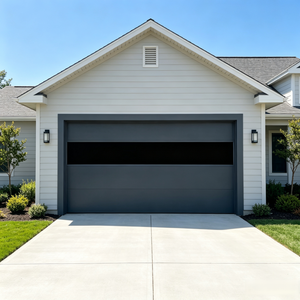 Sunnysky Aluminum Panel Garage Door Flush Sectional Overhead Motorized Automatic