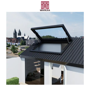 Manufacturer Customized Modern Automatic Aluminum Dormer Skylight Roof Window Swing Open Style Vertical Opening Pattern Louver