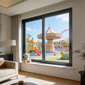 Modern Home Aluminium Sliding Window Low-E Insulated Glass