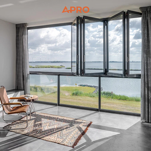 New Design Aluminium Sliding Window and Door Folding Australia Balcony Folding Balcony Bifold Window