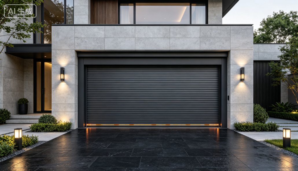 Reinforced aluminium garage door panel structure