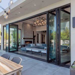 Panoramic Bi Fold Door Heavy Duty Roller System