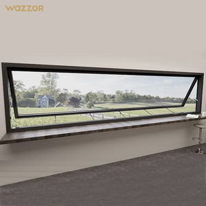 Wazzor Top-Out Awning Window Australia Standard Aluminum Glass Gas Strut