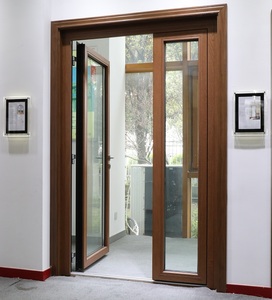 USA Standard Aluminum Wood Composite Door French Door for Sale