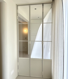 French Style Aluminum Bi-fold Interior House Door