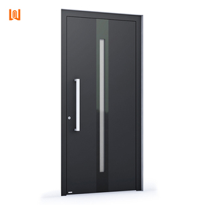 WANJIA Customized Residential Exterior Aluminum Main Door Front Entry Security Door Entry Doors