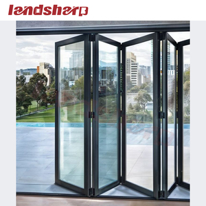 Landsharp Customized 6 Foot Panel Sliding French Bifold Door Aluminium Hardware