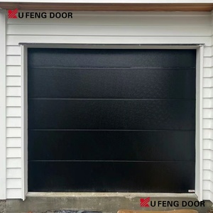 Modern High Quality Security Sectional Automatic Aluminum Glass Garage Door