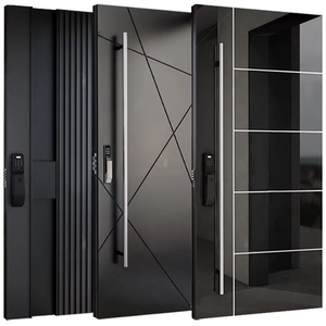Alucasa Modern Design Entrance Pivot Front Aluminum Door