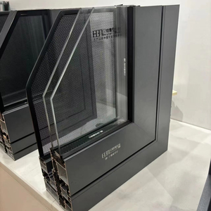Beigeman Modern Double Glazed Aluminium Casement Windows Soundproof Glass