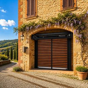 Beachfront Villa Aluminum Turbo Roller Shutter Door Hurricane Rated Rapid Turbine Rolling Door Anti Corrosion Garage