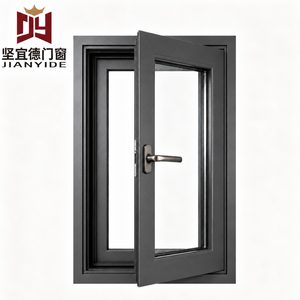 CE Certified Aluminum Casement Windows for Bedroom Use-Construction & Real Estate European Style Aluminum Window