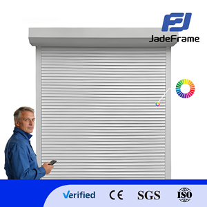 Modern Insulated Aluminum Roll Door For Villas Finished Surface With Remote Control Rolling Shutter Factory Direct Price