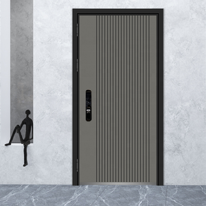 Hot Selling Metal Security Main Doors for Houses Cast Aluminium Doors Exterior Luxury Villa House Entry Door