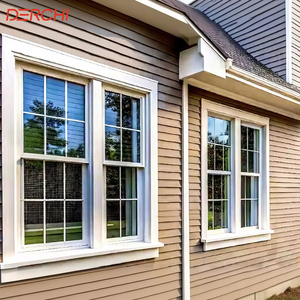 Modern Double Hung Aluminium Alloy Window Small Size Vertical Slide