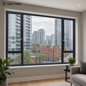 Aluminum Tilt and Turn Window OEM ODM Service Customized Color Thermal Break Aluminum Windows