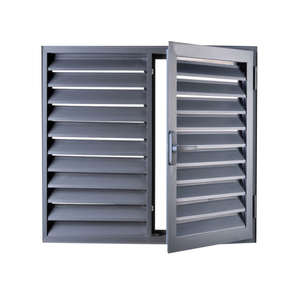 Doors Aluminium Safety Door With Sunshading Casement Sliding Louver Window Door