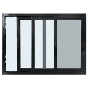 Prefab House Aluminum windows and Sliding Doors With Security Screen