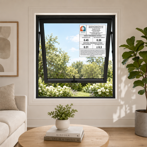 Changyi Hurricane Impact Villa Soundproofing Aluminum Alloy Window Double Layer External Suspended Window