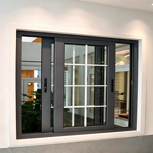 WANJIA AS2047 NFRC Sliding Windows FRAME House Optional Electric Automatic Windows Aluminium Glass Horizontal Sliding Windows