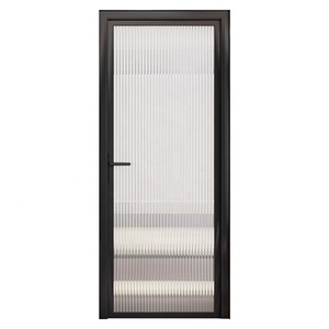 Sofeyia High Quality Modern Aluminum Alloy Swing Glass Doors Corrosion Resistant Customizable Size Finished Surface Environment
