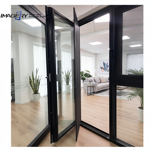Aluminium Glass Double Swing Doors