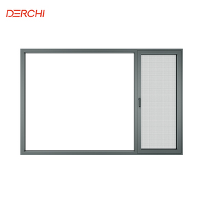 DERCHI Modern Minimalist Aluminum Windows Slim Narrow Frame Casement Style Energy Efficient windows for Residential