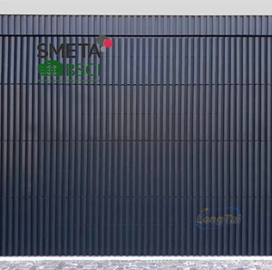Andexin Aluminum Grille Garage Door Choose Your Style Black or Wood