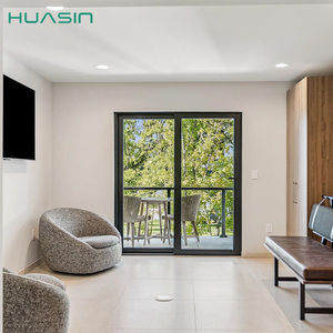 Huasin US Slide Door Custom Energy Efficient Interior Balcony Aluminium Glass Sliding Doors