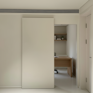 Wind-resistant Modern Industrial Style Sliding Door Rustic Barn Door for Restaurant Office Interior Decor
