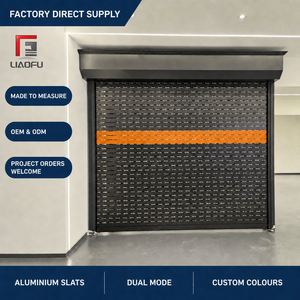 New Aluminum Commercial Garage Door Roll-Up Shutter