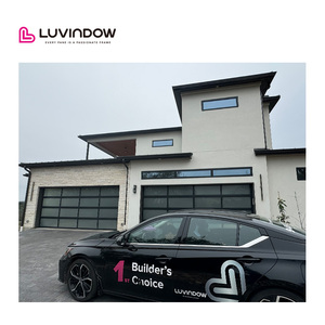 Insulated Security Easy Operate Aluminum Sliding Garage Doors for Residential Modern Homes