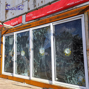 NFRC NOA Hurricane Impact Glass Aluminium Sliding Door System