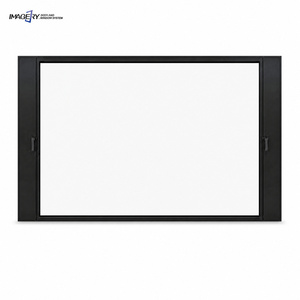 Customized Modern Micro Ventilation Aluminum Window Thermal Break Tempered Glass Casement Window for Villa Balcony